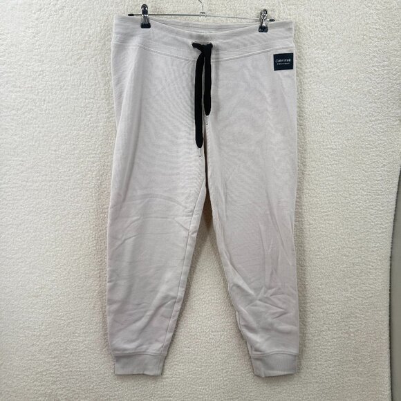 Calvin klein Performance women's Logo cozy Fleece jogger Size L New - Picture 1 of 6